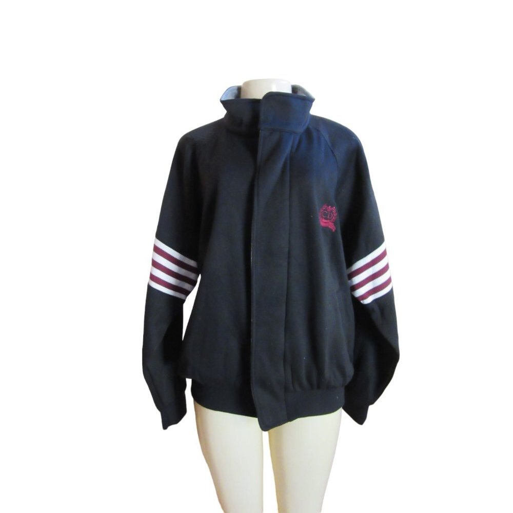 Vintage, New w Tags, Mens Christian Dior Varisty Style Navy Jacket, in Size L